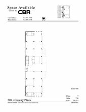 20 Greenway Plz, Houston, TX for lease Site Plan- Image 1 of 1