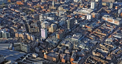 Boar Ln, Leeds, WYK - Aérien  Vue de la carte