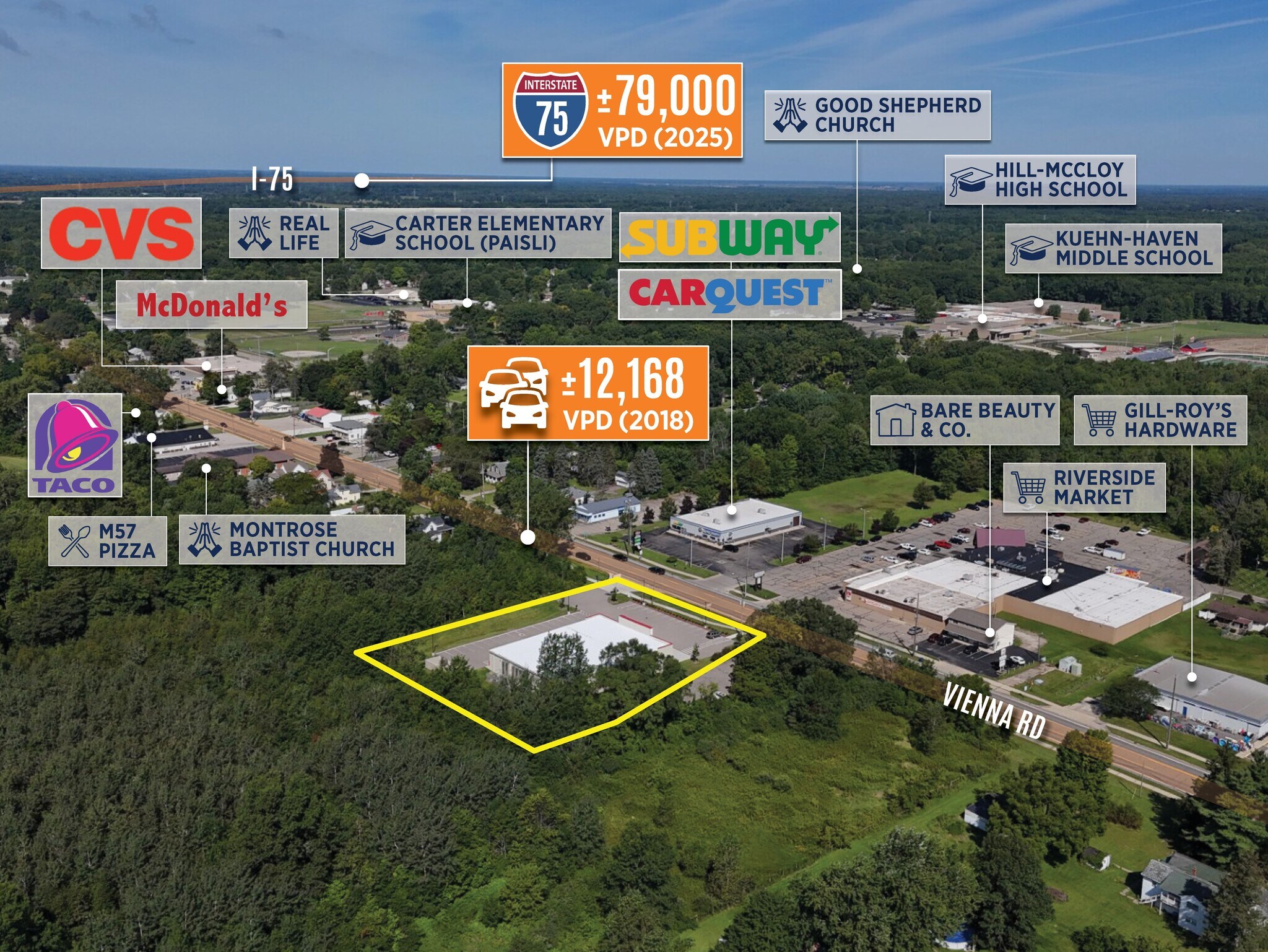 10245 W Vienna Rd, Montrose, MI à vendre Photo du bâtiment- Image 1 de 23