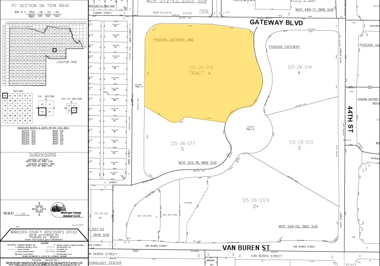 444 N 44th St, Phoenix, AZ à vendre - Plan cadastral - Image 2 de 11
