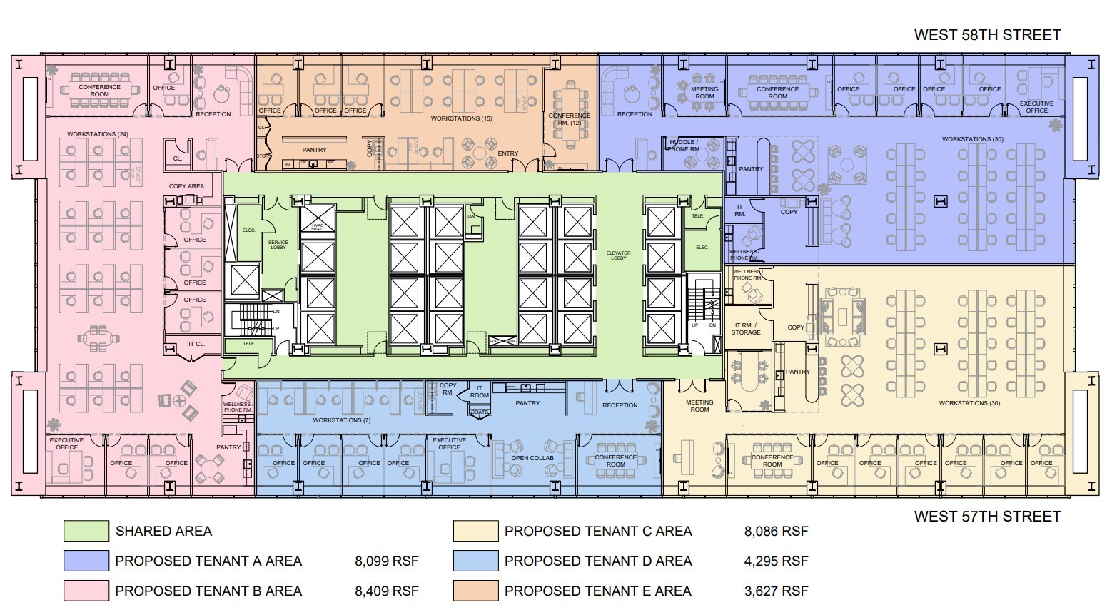 9 W 57th St, New York, NY for lease Floor Plan- Image 1 of 19