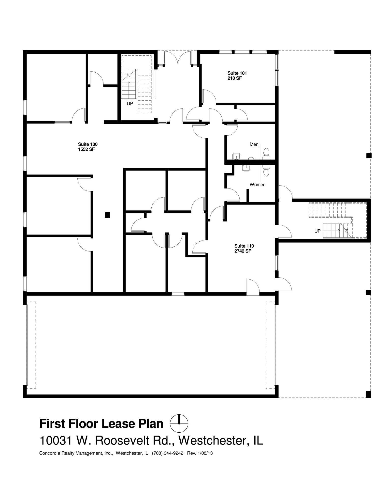 10031 Roosevelt Rd, Westchester, IL à louer Plan de site- Image 1 de 5