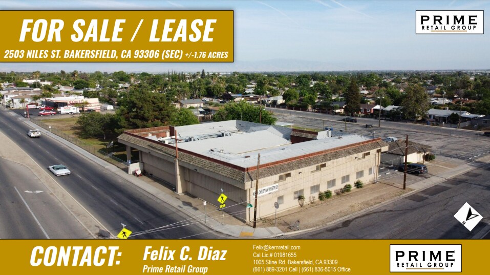 2503 Niles St, Bakersfield, CA à vendre Photo du bâtiment- Image 1 de 7