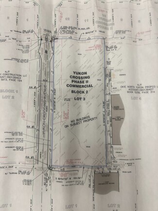 Plus de détails pour 115 Yukon Crossing Ave, Yukon, OK - Terrain à louer