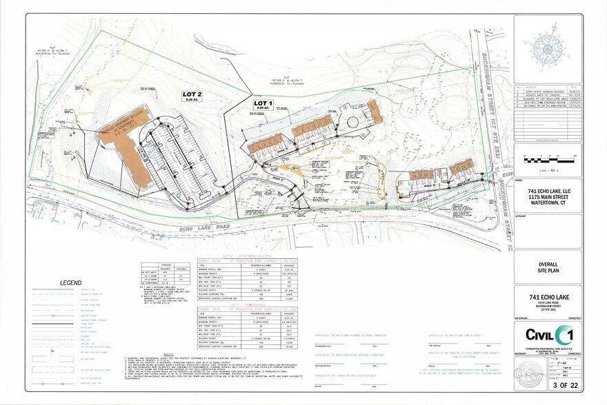 741 Echo Lake Rd, Watertown, CT à vendre - Plan de site - Image 3 de 3