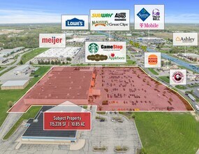 6235 Lima Rd, Fort Wayne, IN - AERIAL  map view - Image1