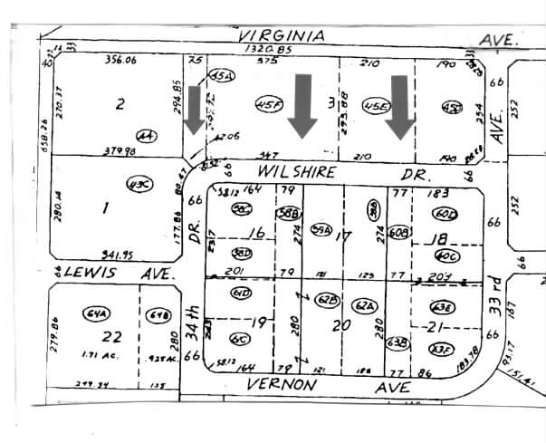 3334-3432 W Wilshire Dr, Phoenix, AZ à louer - Plan cadastral - Image 3 de 18