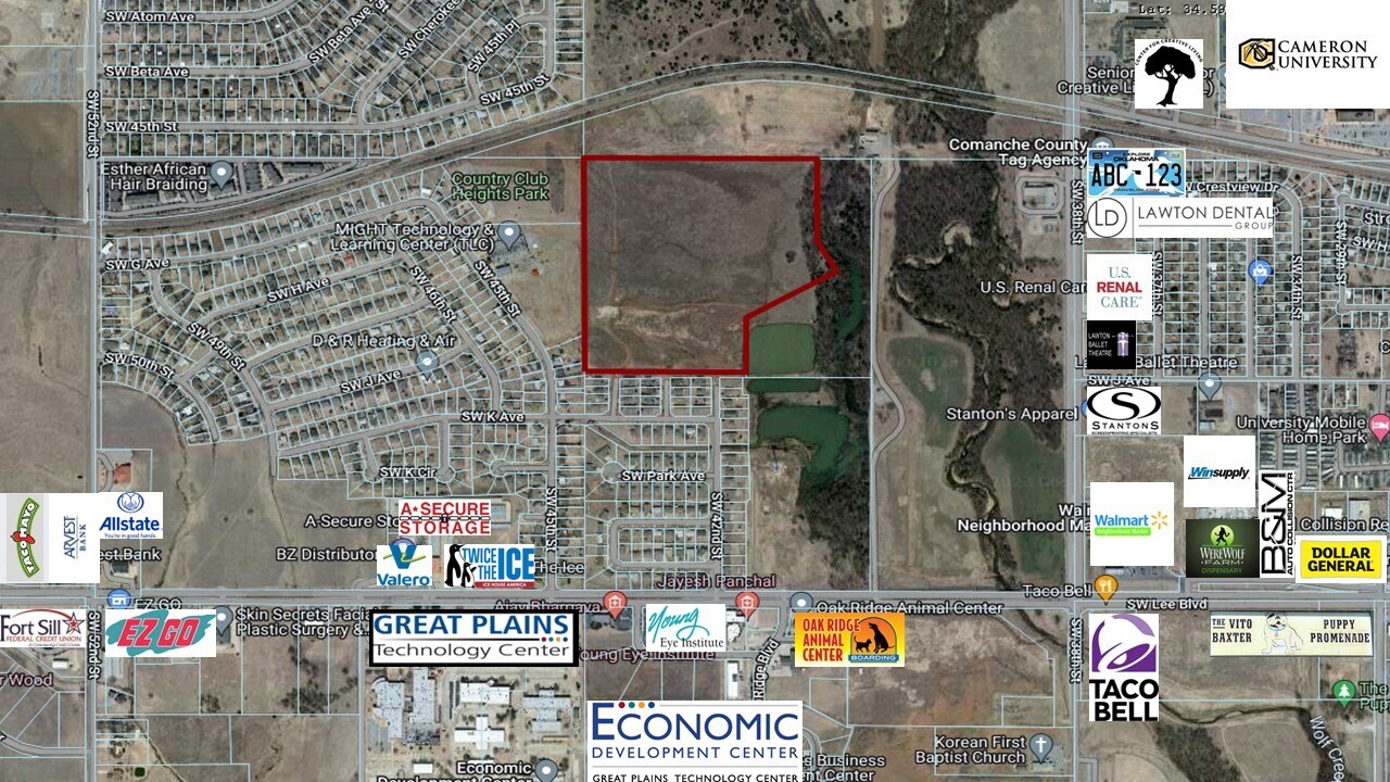 SW 42nd And K Ave, Lawton, OK à vendre Aérien- Image 1 de 3
