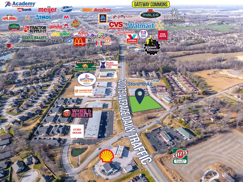 4338 Gateway Dr, Owensboro, KY à louer - Aérien - Image 1 de 4