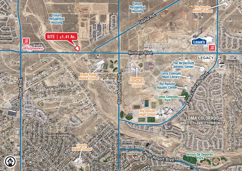 Northern & Edinborough, Rio Rancho, NM à vendre - Photo du bâtiment - Image 2 de 3