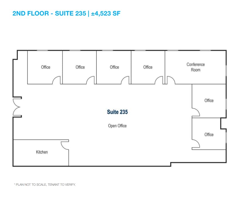1950 E 17th St, Santa Ana, CA à louer Plan d’étage- Image 1 de 1