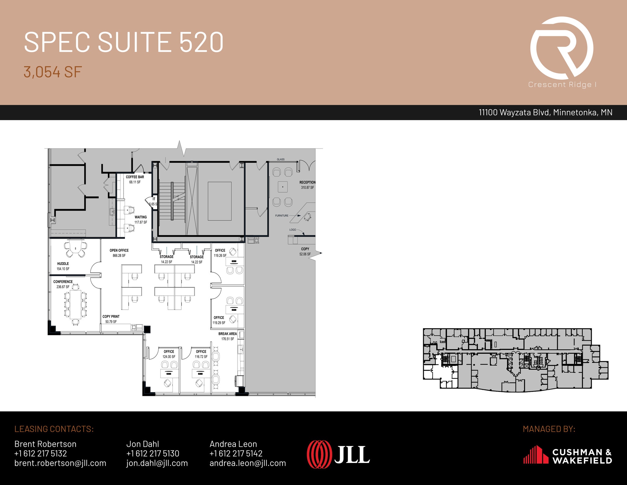 11100 Wayzata Blvd, Minnetonka, MN for lease Floor Plan- Image 1 of 1