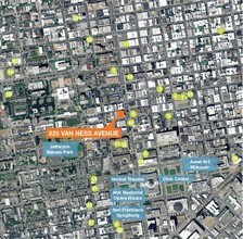 203 Willow St, San Francisco, CA - AÉRIEN Vue de la carte