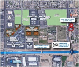 3421 S Lindsay Rd, Gilbert, AZ - Aerial  map view