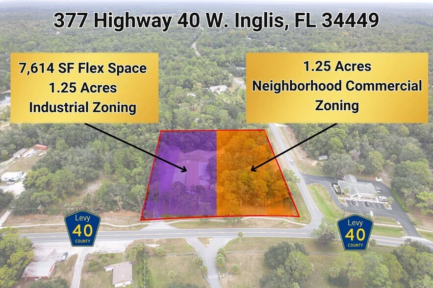 377 Highway 40 W, Inglis, FL à vendre - Aérien - Image 2 de 100