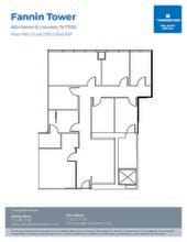 6624 Fannin St, Houston, TX à louer Plan d’étage- Image 1 de 1