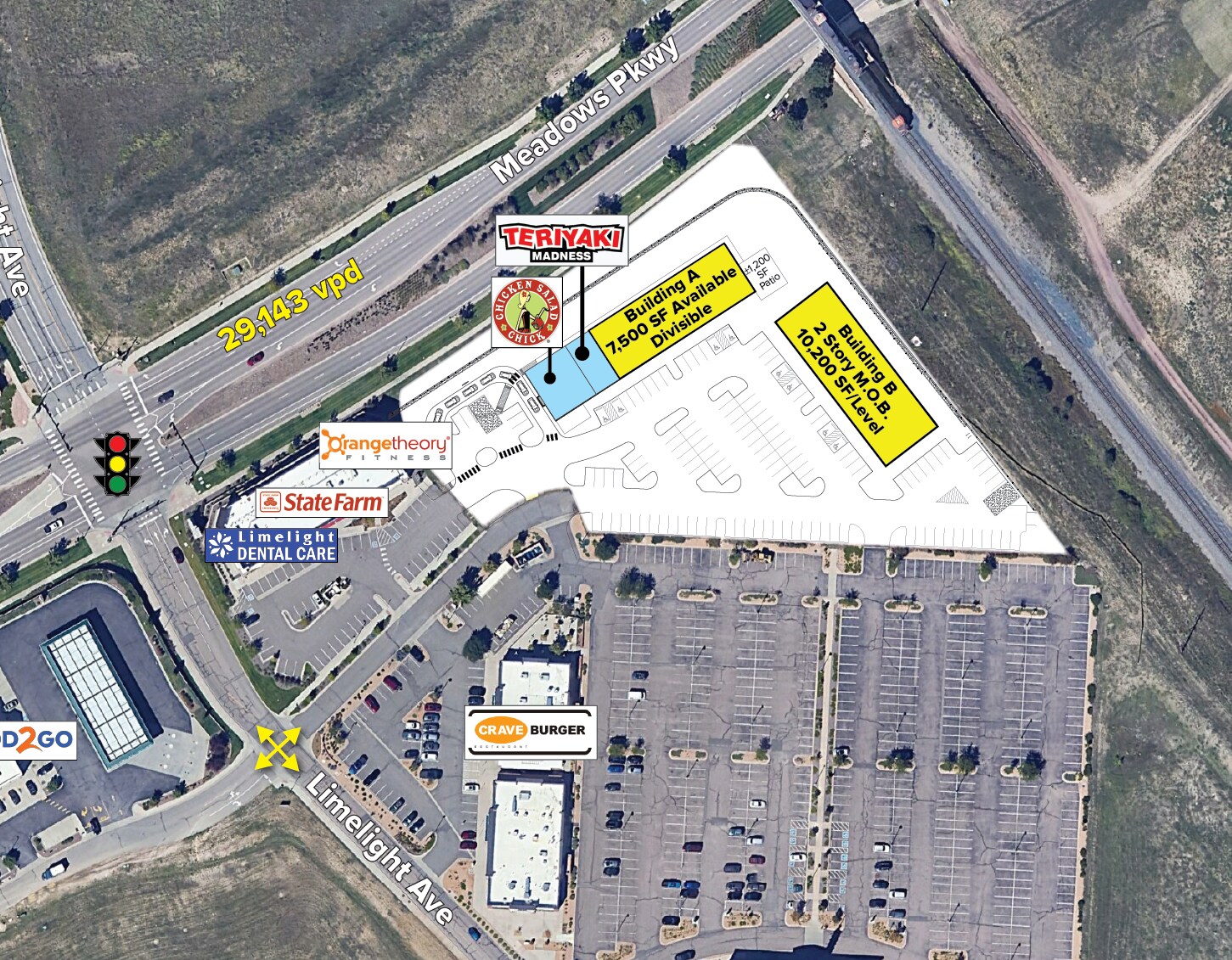 SEC Meadows Pkwy & Limelight Ave, Castle Rock, CO for lease Building Photo- Image 1 of 4