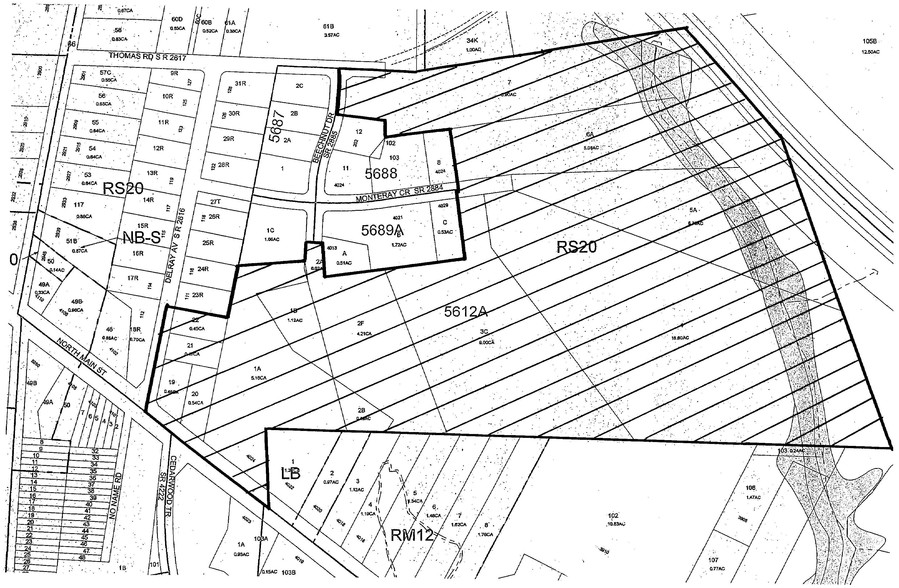 4024 N Main St, High Point, NC à vendre - Plan cadastral - Image 3 de 3