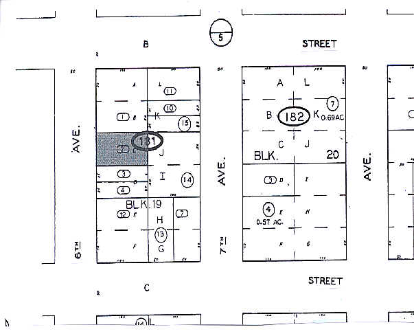 1139-1143 6th Ave, San Diego, CA for lease - Plat Map - Image 2 of 8
