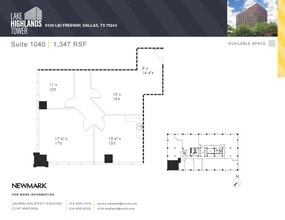 9330 Lyndon B Johnson Fwy, Dallas, TX à vendre Plan d’étage- Image 1 de 1
