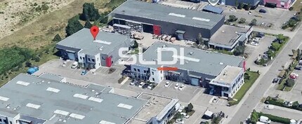 Saint-Priest - Aerial  map view