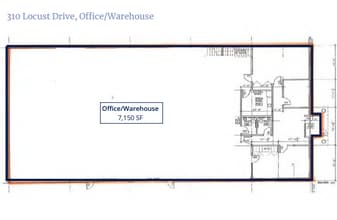 310-316 Locust Dr, Verona, WI for lease Floor Plan- Image 1 of 4