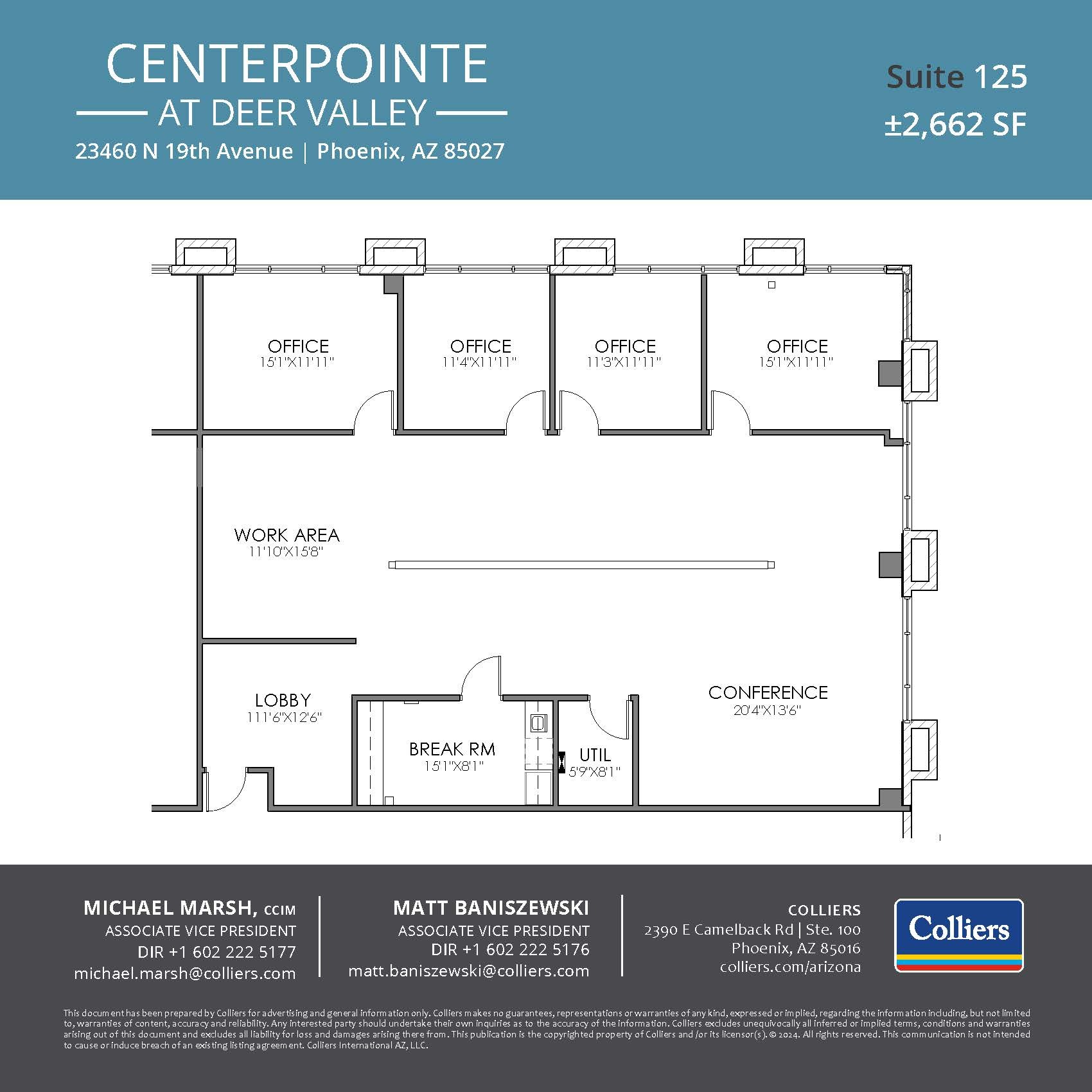 23460 N 19th Ave, Phoenix, AZ à louer Plan d’étage- Image 1 de 1