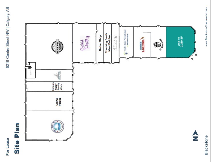 6219 Centre St NW, Calgary, AB à vendre Plan de site- Image 1 de 1