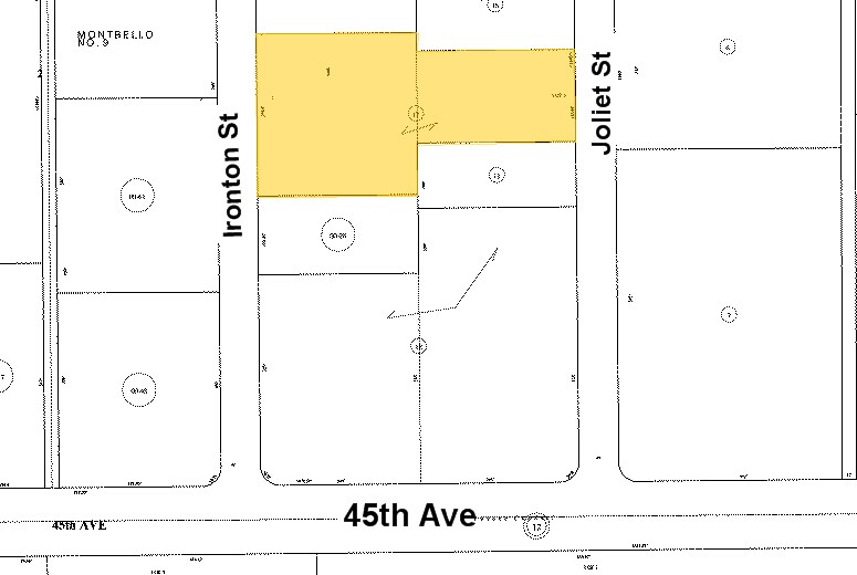 4600 Ironton St, Denver, CO à vendre - Plan cadastral - Image 2 de 7