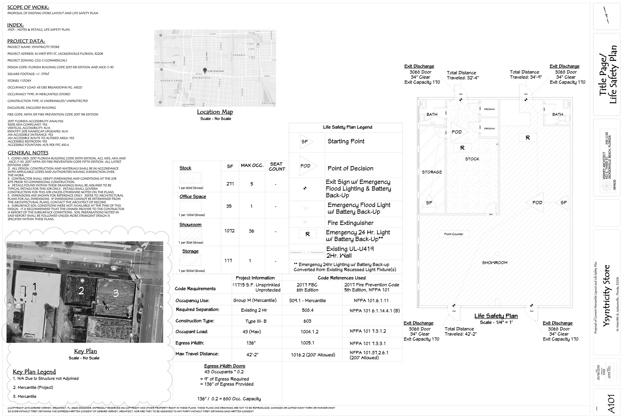 1748-1754 N Main St, Jacksonville, FL à louer Plan de site- Image 1 de 7