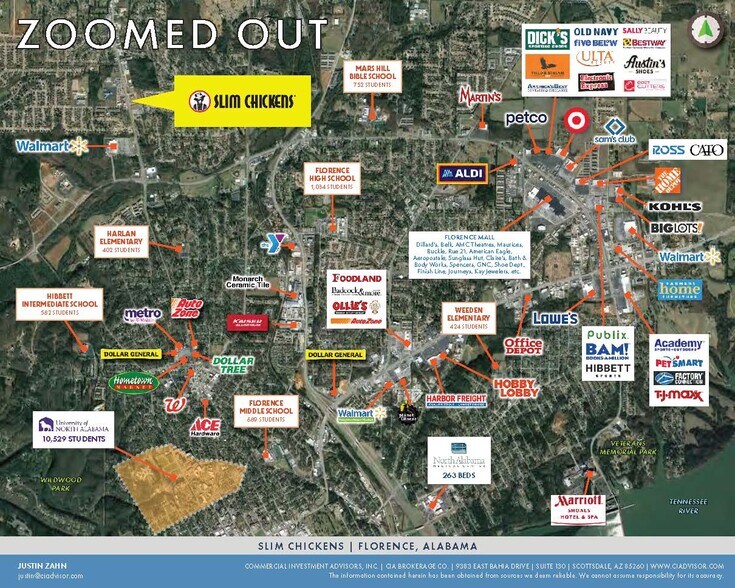 3201 Cloverdale Rd, Florence, AL à vendre - Photo du bâtiment - Image 3 de 6