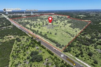 Hwy 71 and 281, Marble Falls, TX - Aérien Vue de la carte - Image1