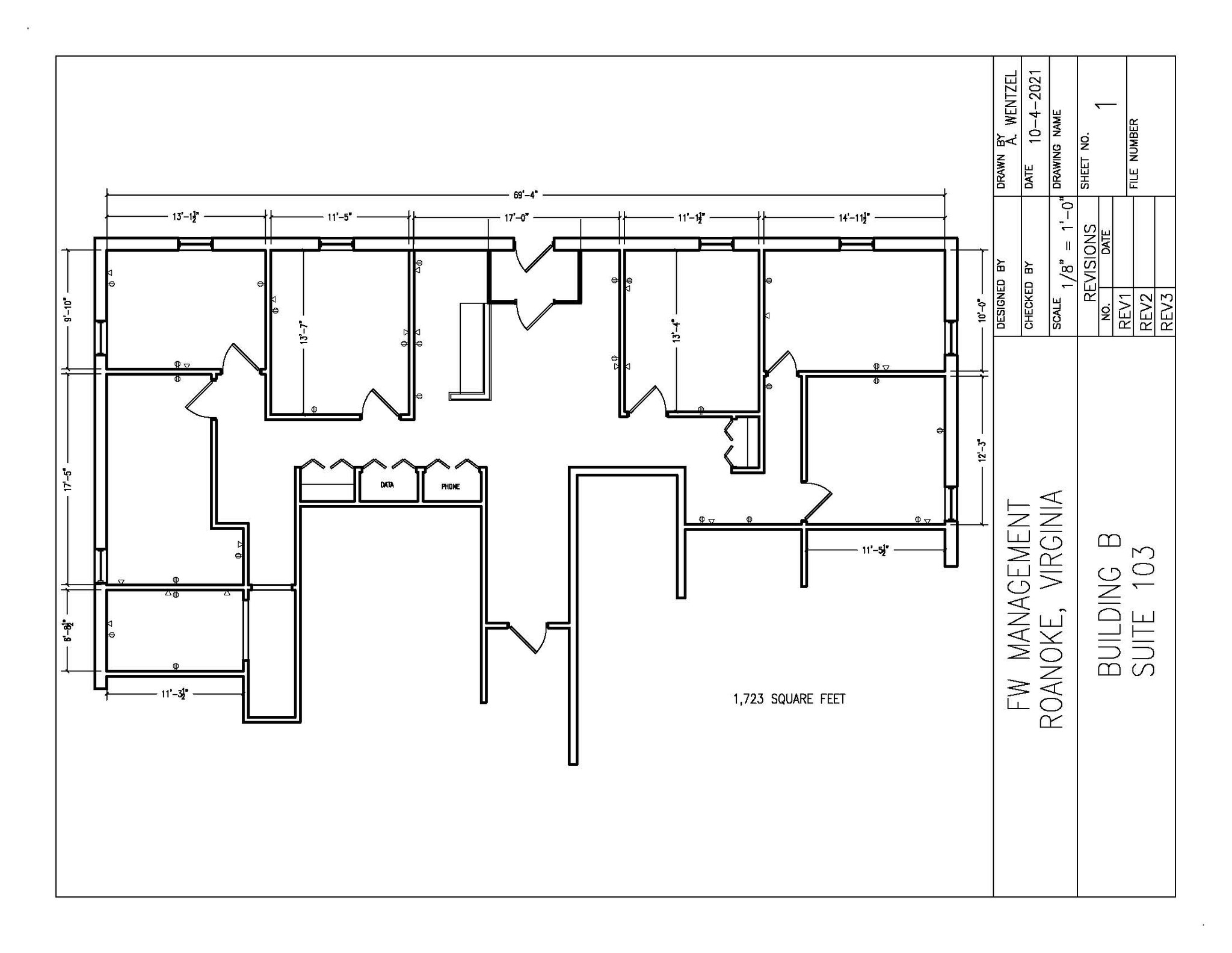 3130 Chaparral Dr, Roanoke, VA à louer Plan d’étage- Image 1 de 1