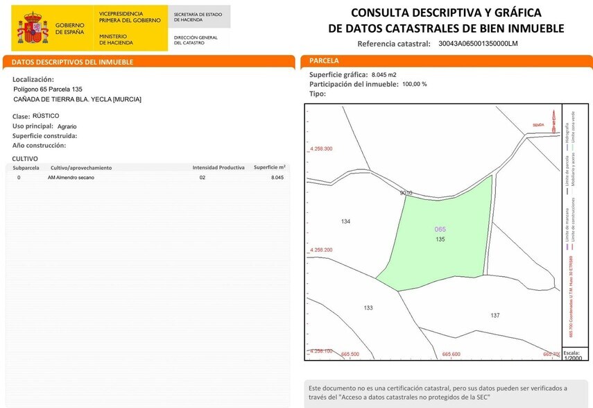 Land in Yecla, Murcia for sale - Building Photo - Image 3 of 14