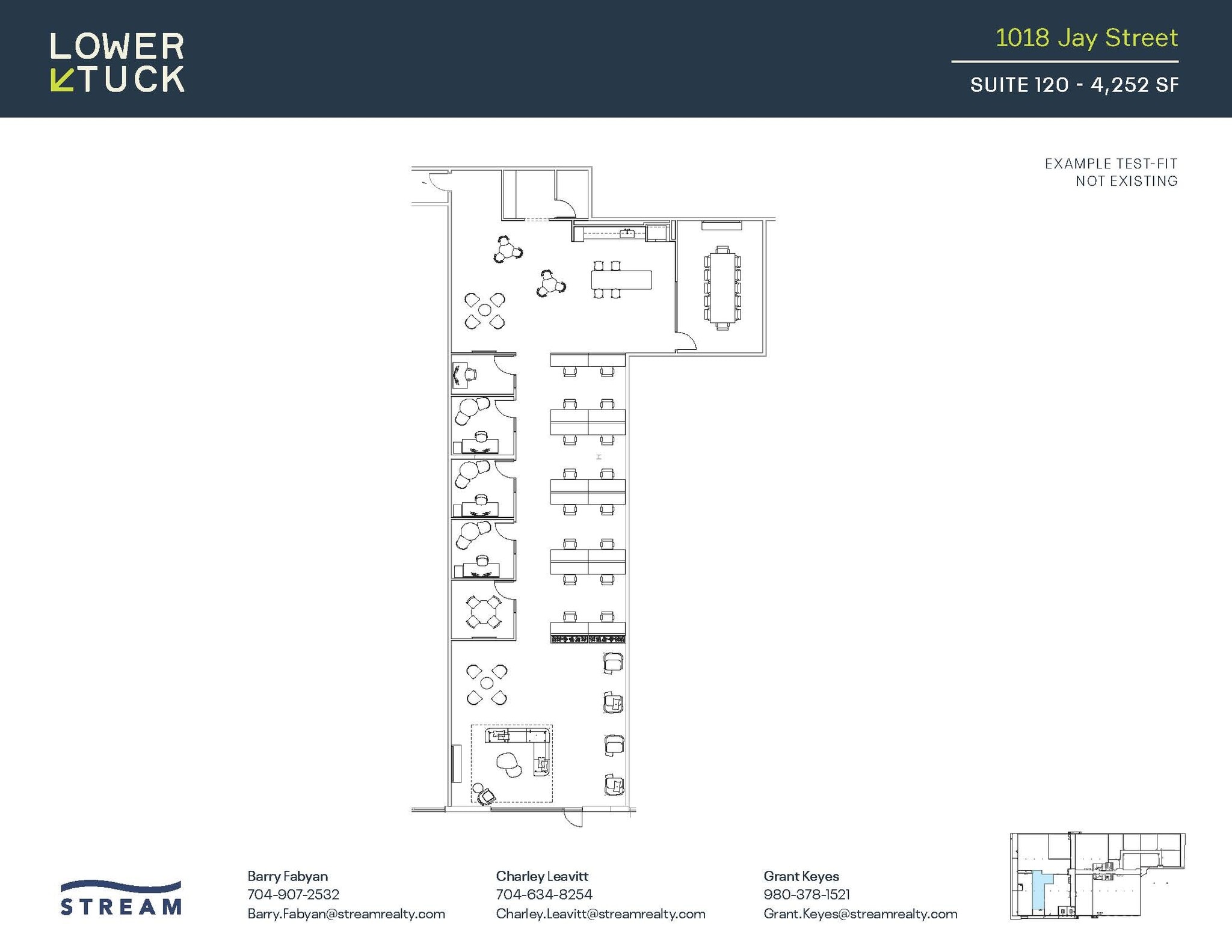 1018 Jay St, Charlotte, NC for lease Floor Plan- Image 1 of 2