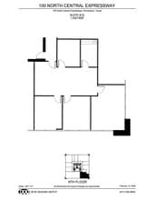 100 N Central Expy, Richardson, TX à louer Plan d’étage- Image 1 de 1