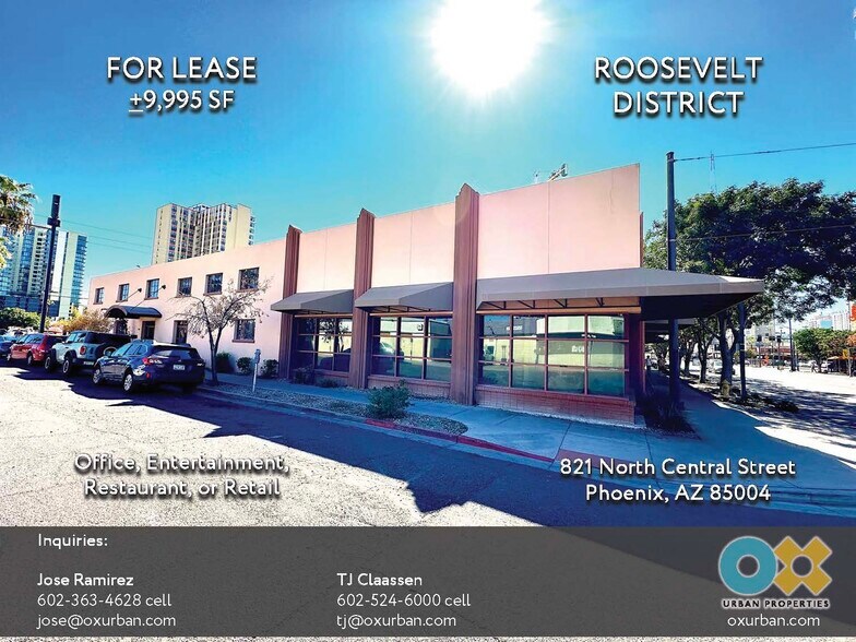 815-821 N Central Ave, Phoenix, AZ à louer - Photo du bâtiment - Image 2 de 18