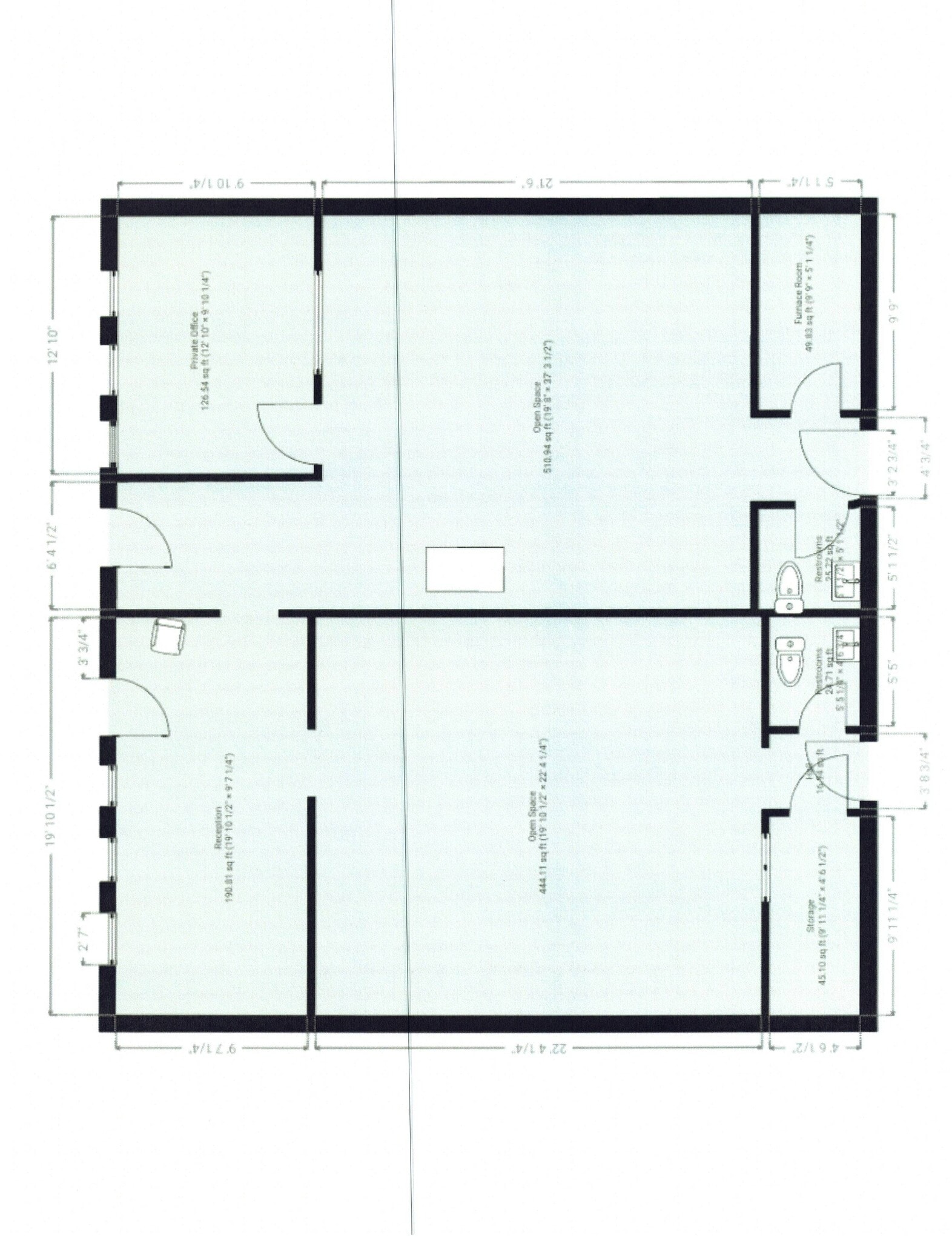 8031-8045 Euclid Ave, Munster, IN for lease Floor Plan- Image 1 of 1