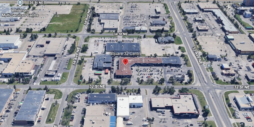 3310 32nd St NE, Calgary, AB for lease - Aerial - Image 3 of 4