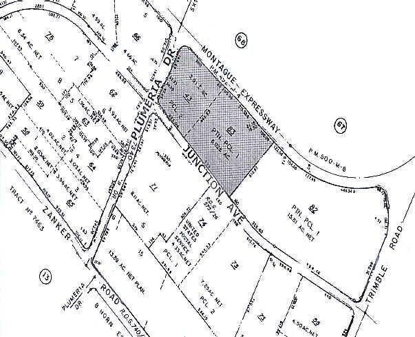408 E Plumeria Dr, San Jose, CA for lease - Plat Map - Image 2 of 9