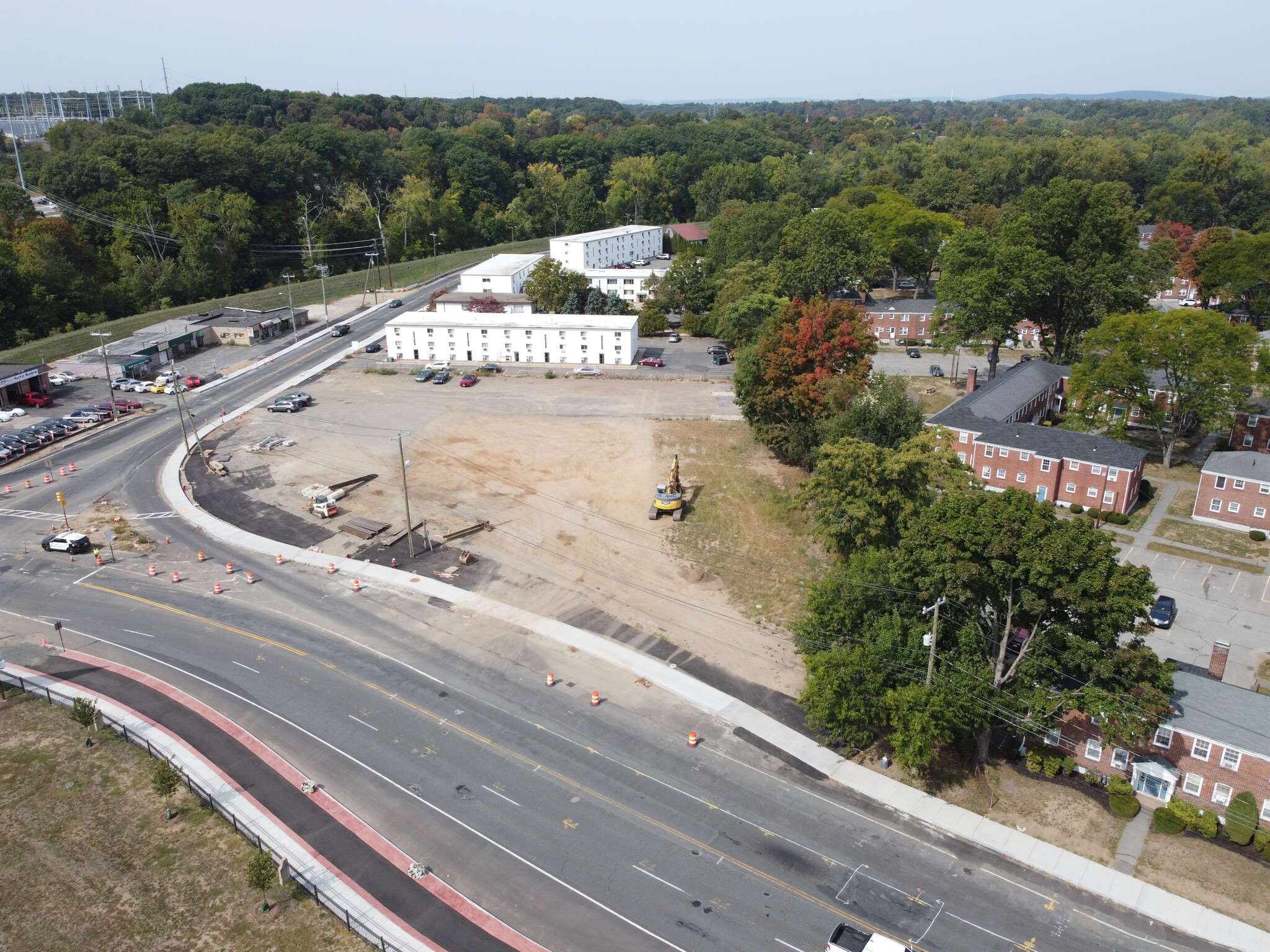 1672-1718 Memorial Ave, West Springfield, MA for sale Aerial- Image 1 of 1