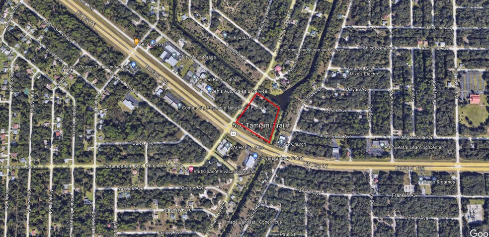 574 Tamiami trl, Port Charlotte, FL for sale - Aerial - Image 1 of 10