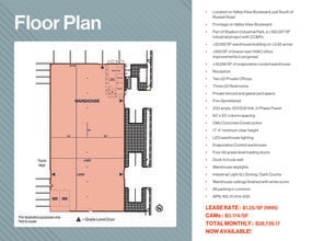 5979 Valley View Blvd, Las Vegas, NV for lease Floor Plan- Image 1 of 1