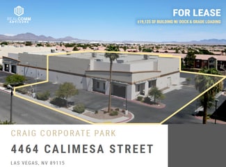 Plus de détails pour 4464 Calimesa St, Las Vegas, NV - Industriel à louer