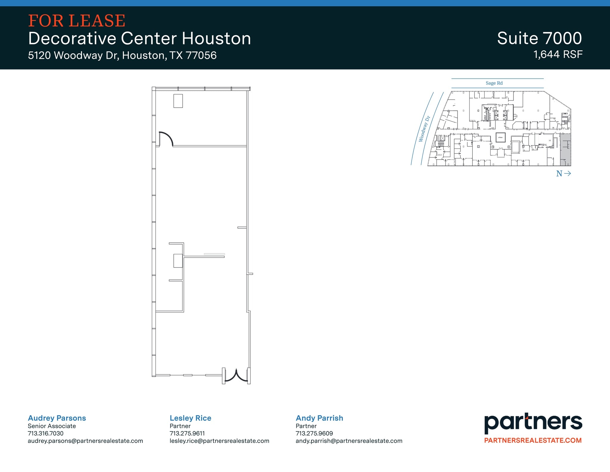 5120 Woodway Dr, Houston, TX for lease Site Plan- Image 1 of 1