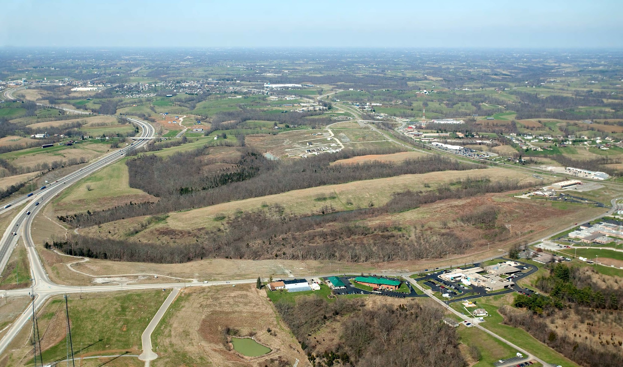 I-75 & Barnes Rd, Williamstown, KY for sale Aerial- Image 1 of 1