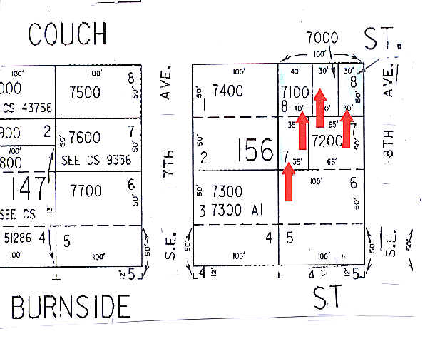 722 NE Couch St, Portland, OR for sale - Plat Map - Image 3 of 11