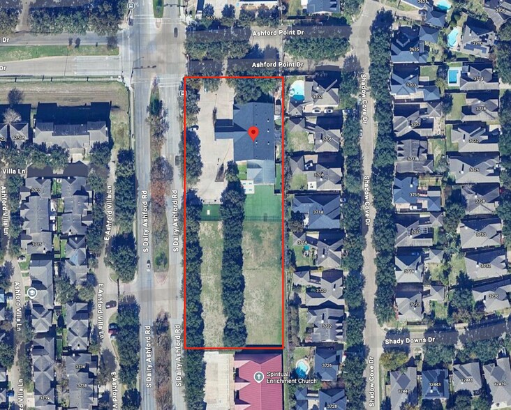 3663 S Dairy Ashford Rd, Houston, TX à vendre - Aérien - Image 2 de 6