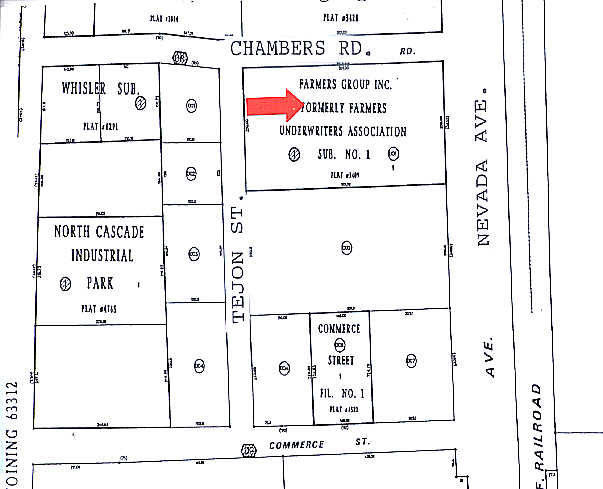3450 N Nevada Ave, Colorado Springs, CO for sale - Plat Map - Image 3 of 12