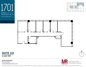 1701 E Woodfield Rd, Schaumburg, IL for lease Floor Plan- Image 1 of 1